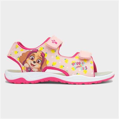 Kids Pink Easy Fasten Sandal