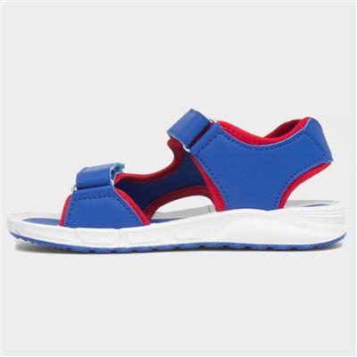 Kids Blue Easy Fasten Light Up Sandal