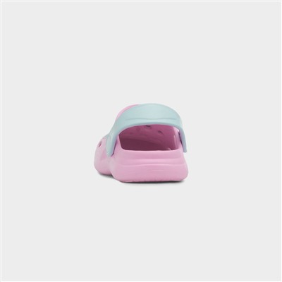Kids Pink EVA Slip On Clog Sandal