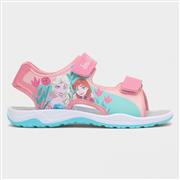 Disney Frozen II Girls Pink Easy Fasten Sandal (Click For Details)