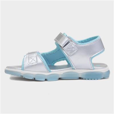 Kids Metallic Light Up Sandals