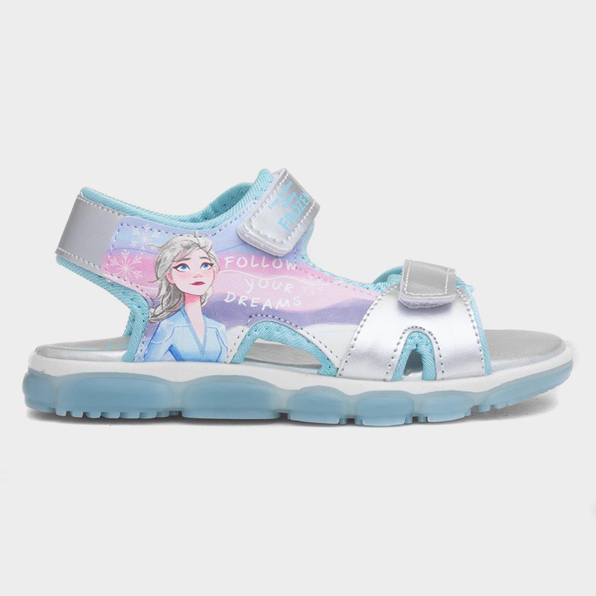 Kids Metallic Light Up Sandals