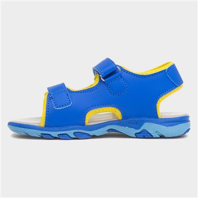Kids Blue Easy Fasten Sandal