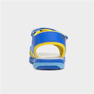 Kids Blue Easy Fasten Sandal