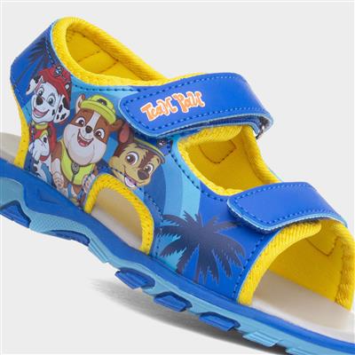 Kids Blue Easy Fasten Sandal