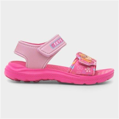 Kids Fuchsia Easy Fasten EVA Sandal