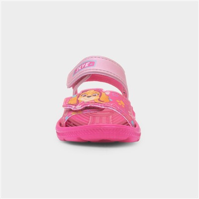 Kids Fuchsia Easy Fasten EVA Sandal