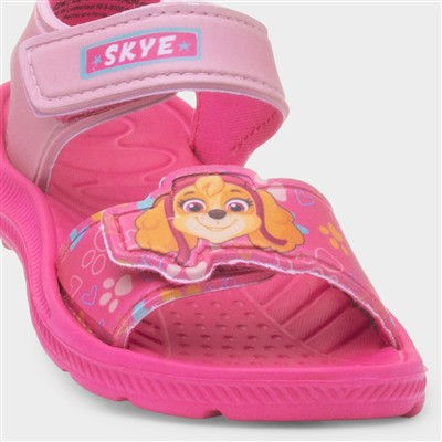 Kids Fuchsia Easy Fasten EVA Sandal