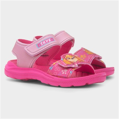 Kids Fuchsia Easy Fasten EVA Sandal