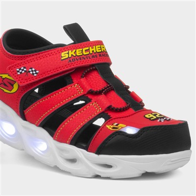 Thermo Splash Kids Red Light Up Sandal