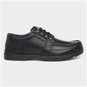 US BRASS BOYS BACK TO SCHOOL JERRY SHOES BLACK SHOES SIZES 3-6