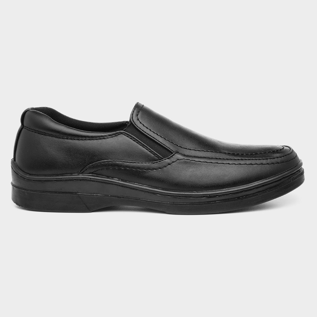 Hobos Bruce Mens Side Twin Gusset Shoe in Black50218 Shoe Zone