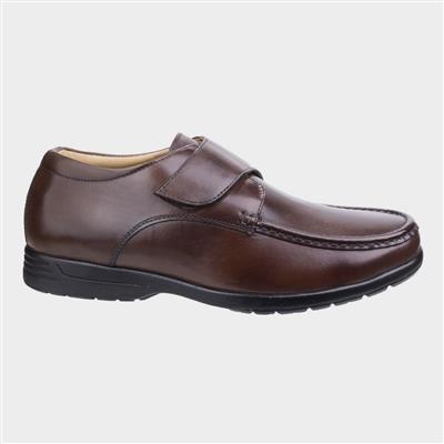 Fred Mens Brown Leather Shoe