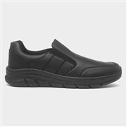 XL Mens Black Slip On Shoes (Click For Details)