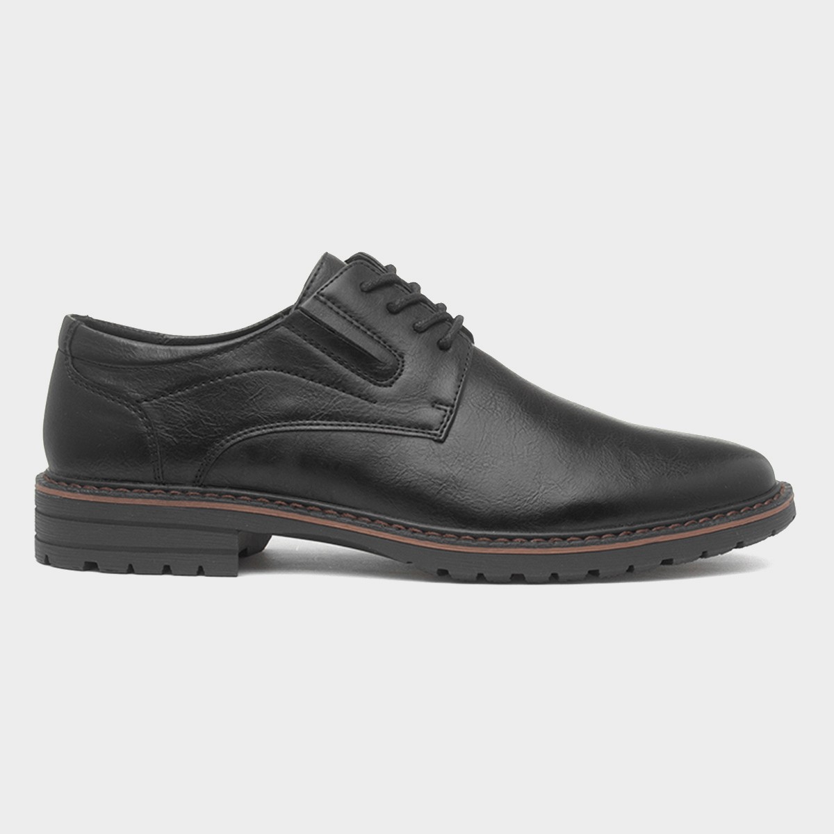 Men's Black Lace Up Shoes