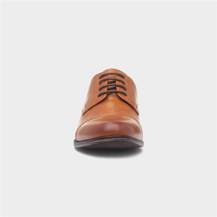 Mens Tan Formal Lace Up Shoe