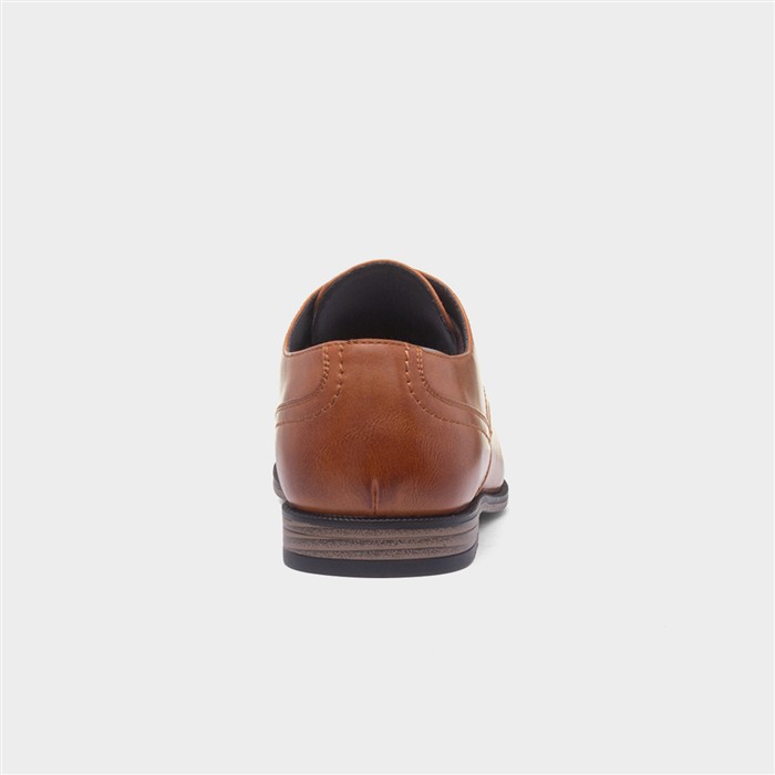 Mens Tan Formal Lace Up Shoe