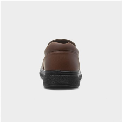 Mens Brown Slip On Shoe