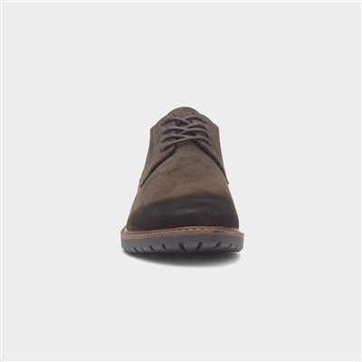 Mens Brown Lace Up Shoe