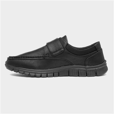 Greg Mens Black Casual Shoe