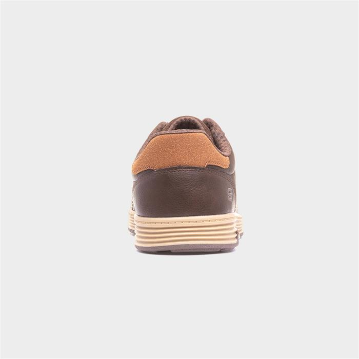 Cavell Hensley Mens Brown Lace Up Shoe