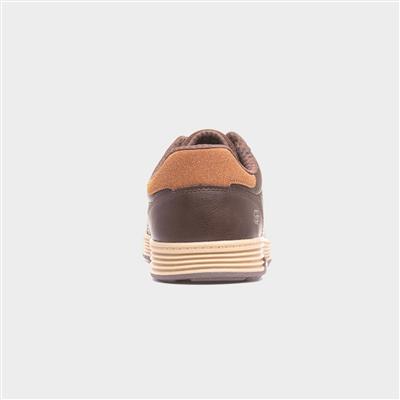 Cavell Hensley Mens Brown Lace Up Shoe