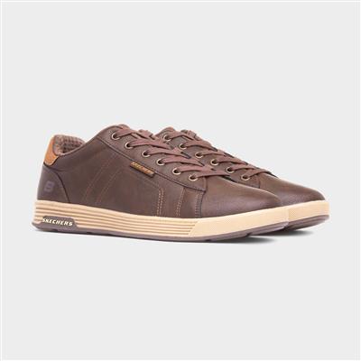 Cavell Hensley Mens Brown Lace Up Shoe