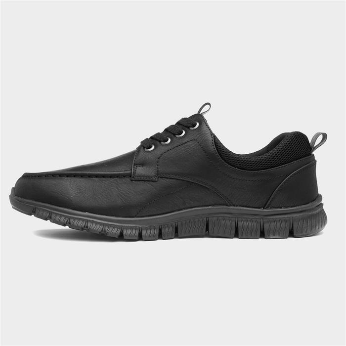 Harry Mens Black Lace Up Shoe