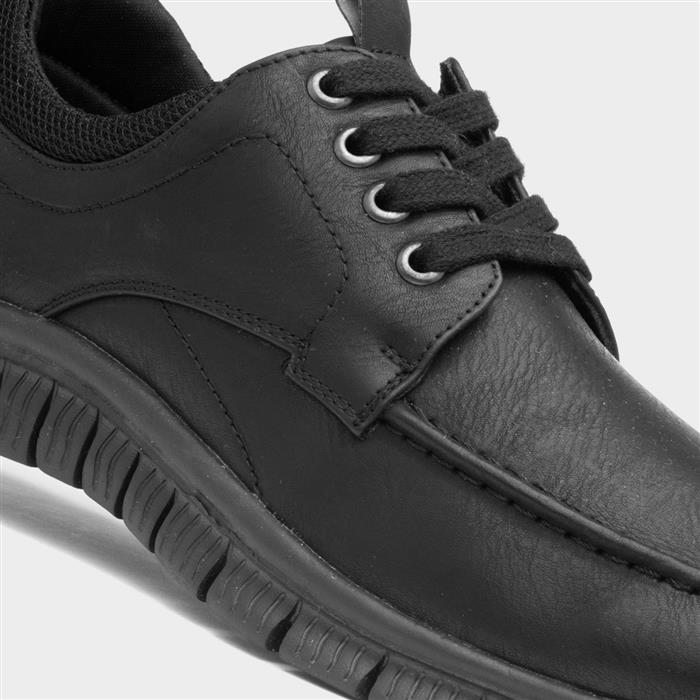Harry Mens Black Lace Up Shoe