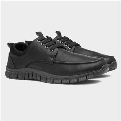 Harry Mens Black Lace Up Shoe