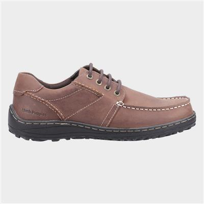 Theo Lace Up Moccasin in Brown