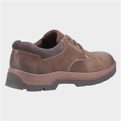 Cotswold Thickwood Mens Brown Leather Shoes-520056 | Shoe Zone