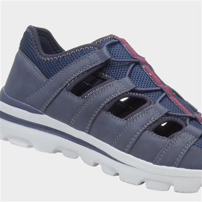 Rodney Mens Navy Fisherman Sandal