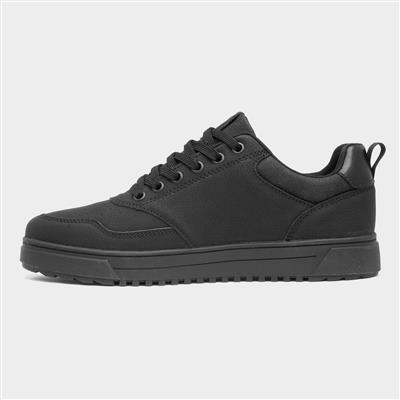 Foden Mens Black Lace Up Casual Shoe