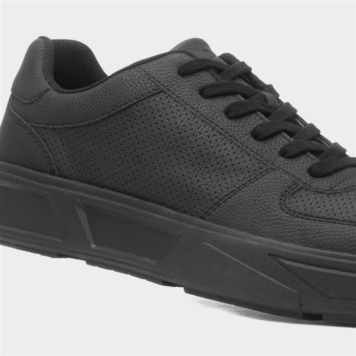 Palmer Mens Black Lace Up Shoe