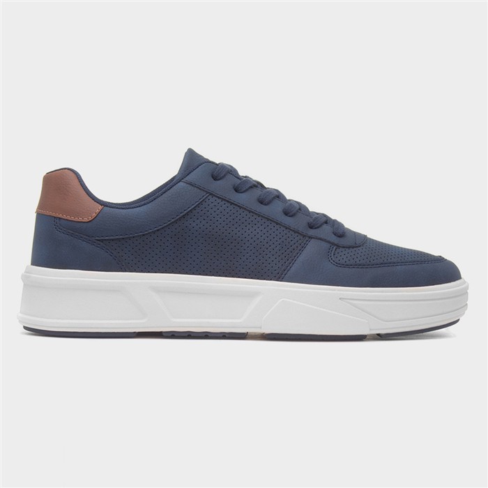 Palmer Mens Navy Lace Up Shoe