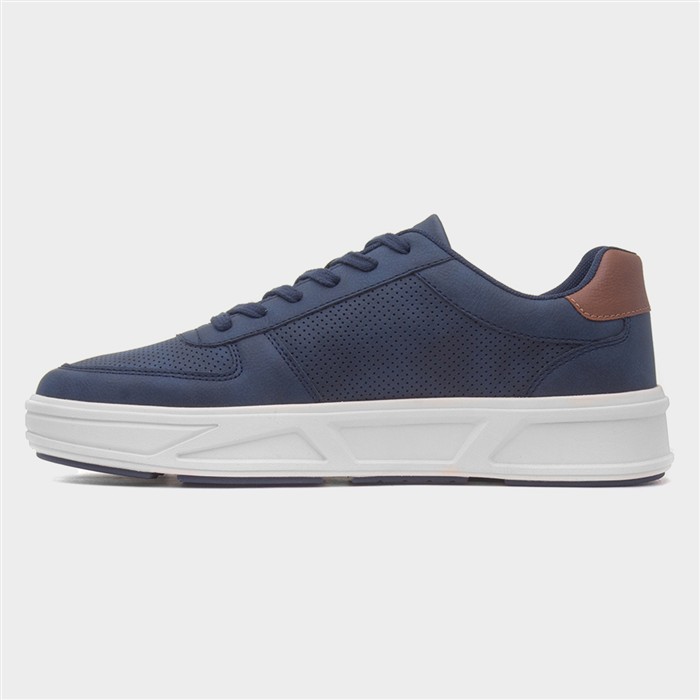 Palmer Mens Navy Lace Up Shoe