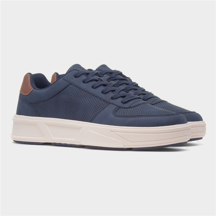 Palmer Mens Navy Lace Up Shoe