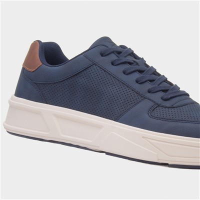 Palmer Mens Navy Lace Up Shoe