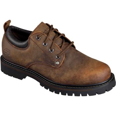 Skechers Mens Tom Cats Lace Up Shoe in Brown-520126 | Shoe Zone