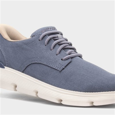 Slip Ins Garza Clive Mens Blue Vegan Shoe