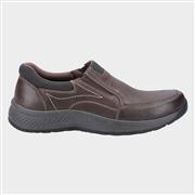 Cotswold Mens Churchill Brown Leather Slip On Shoe (Click For Details)