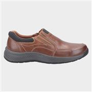 Cotswold Mens Churchill Tan Slip On Leather Shoe (Click For Details)