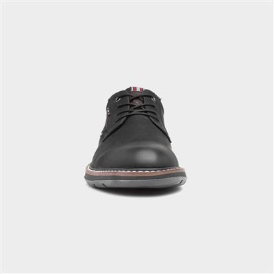 Mikey Mens Black Lace Up Shoe