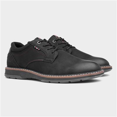 Mikey Mens Black Lace Up Shoe