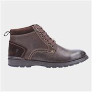 Hush Puppies Dean Mens Lace Up Boot in Brown (Click For Details)