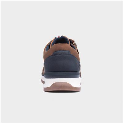 Casey Mens Cognac Brown Lace Up Shoe