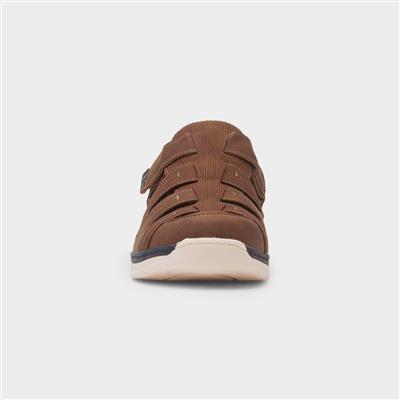 Ramsay Mens Tan Fisherman Shoe