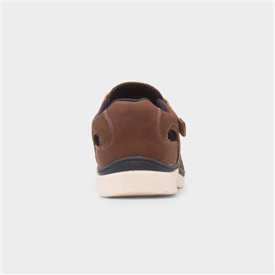 Ramsay Mens Tan Fisherman Shoe