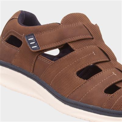 Ramsay Mens Tan Fisherman Shoe